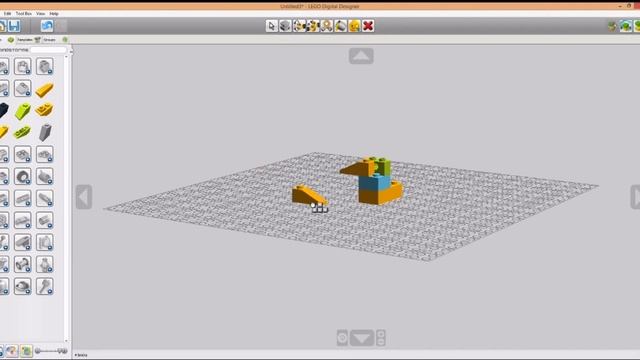 3D моделирование в Lego Digital Designer (Утка) смотреть онлайн