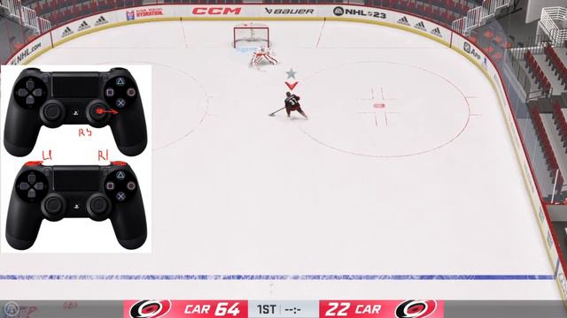 NHL 23 l ГАЙД КАК ЗАБИВАТЬ С ОДНОЙ РУКИ И ДЕЛАТЬ ФИНТ КРОСБИ смотреть онлайн