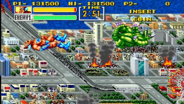 KING OF THE MONSTERS ARCADE GAMEPLAY смотреть онлайн