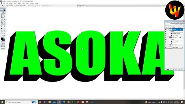 How to Make 3D Text in Photoshop I 3D Text I Photoshop Tutorial For Beginners I 3D Design смотреть онлайн