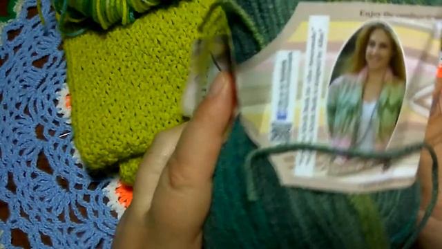 Вязание. Шарф-снуд для дочери. Рукодельные покупки. смотреть онлайн