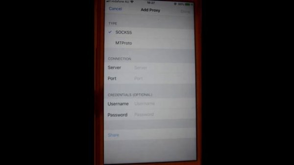 How to set proxy in Telegram iPhone or iOS app | Add proxy