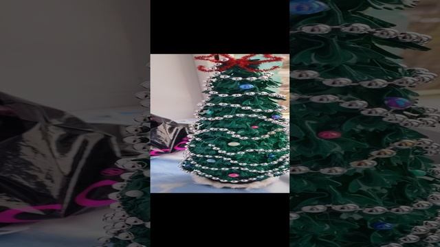 Елка из макарон