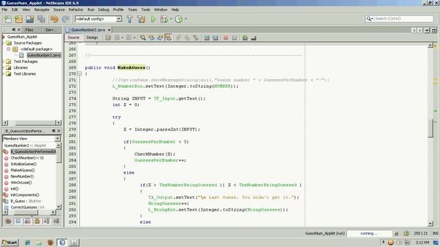 JApplet Number Guessing Game - Part 1 смотреть онлайн
