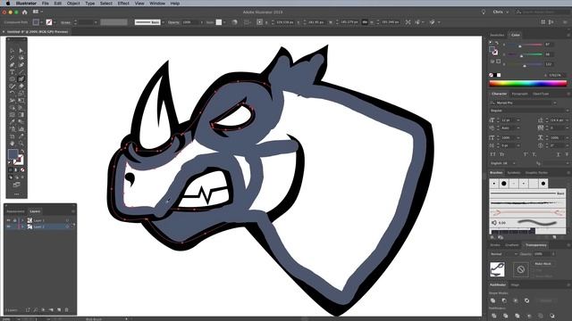 How To Create a Vector eSports Logo Design in Illustrator смотреть онлайн
