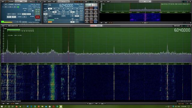 Radio France International in French 6040 kHz Shortwave SDRplay RSPdx MLA 30 loop antenna смотреть онлайн