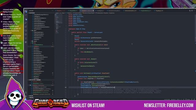Redoing the Shop UI for My Roguelike Shooter - Live Godot 4 C# Game Development смотреть онлайн