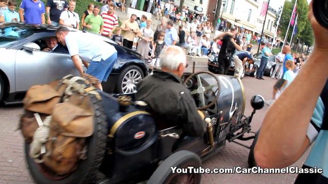 1925 Bugatti Type 13 Brescia drive by + sound!! 1080p HD смотреть онлайн