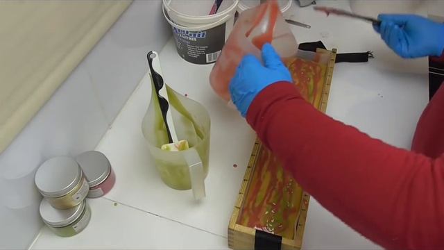 Pineapple Sangria Cold Process Soap - PLUS Making Embeds | Making And Cutting | Soy And Shea