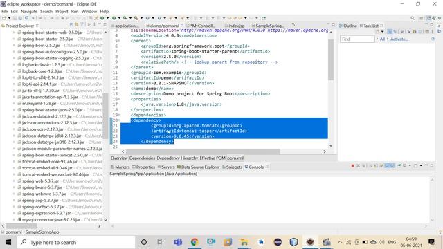 #3 Run JSP In Spring boot | @Controller,@RequestMapping | Spring Boot Tutorial in Hindi смотреть онлайн