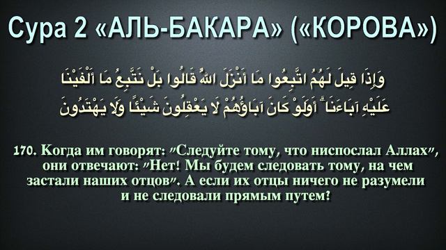 Сура 2 «Аль-Бакара»-«Корова». Мухаммад аль-Люхайдан. Очень красивое чтение Корана. смотреть онлайн