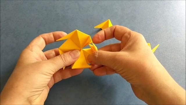 Елочная игрушка оригами  Christmas craft  Christmas tree toy paper  Kusudama