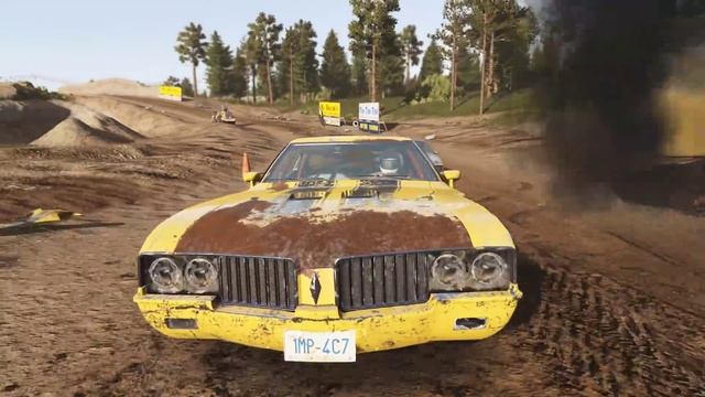 Next Car Game: Wreckfest - Race in the Sandpit Ended With a Rollover смотреть онлайн