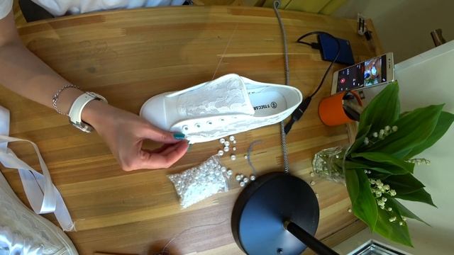 DIY | Свадебная обувь своими руками / Свадебные кеды/ Как сделать необычную обувь смотреть онлайн