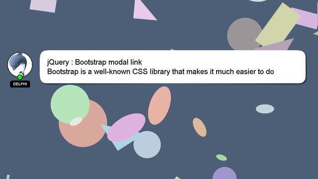 jQuery : Bootstrap modal link смотреть онлайн