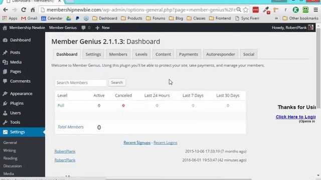How to Setup a Membership Site Funnel with Member Genius and WordPress смотреть онлайн