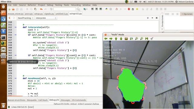 OpenCV + Python + Hand Tracking + Gesture Recognition смотреть онлайн