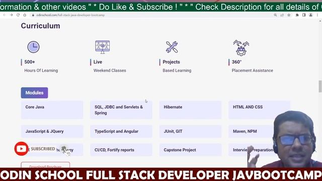 ?JAVA FULL STACK BOOTCAMP | BEST JAVA BOOTCAMP 2022 | Odin School | FULL STACK DEVELOPER смотреть онлайн