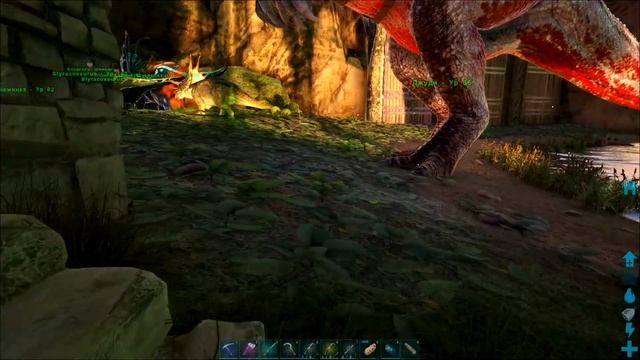 ARK: Primal Fear #7 - Вырастил Монстра! Apex Indominus Rex VS Origin Carno! смотреть онлайн