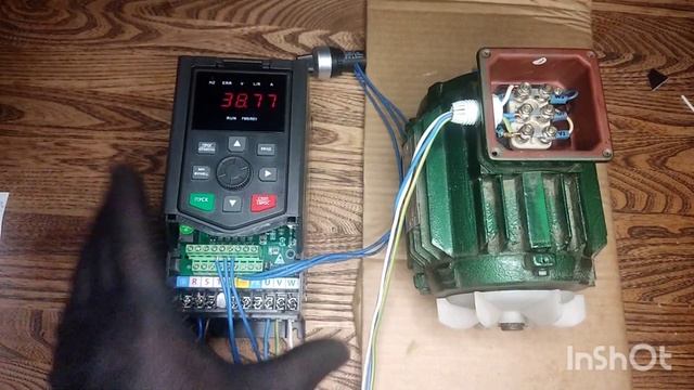 краткая настройка частотного преобразователя AMV650s смотреть онлайн