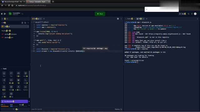 Cara Membuat Discord Bot (FULL + GAMPANG) - EPS 1 смотреть онлайн