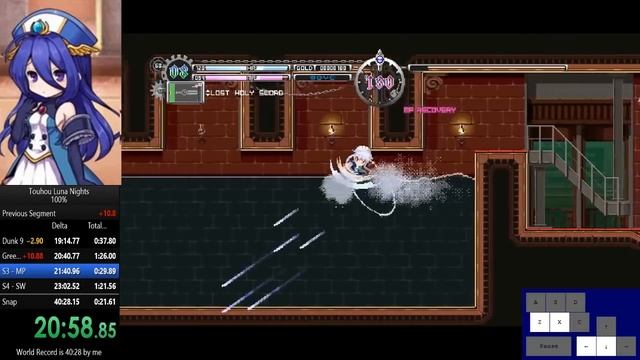 Touhou Luna Nights 100%(v1.0.0.5) in 39:14 смотреть онлайн