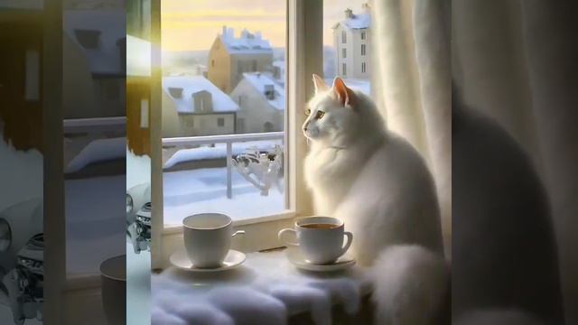 Новогодняя музыка! Картинки созданы нейросетью. смотреть онлайн