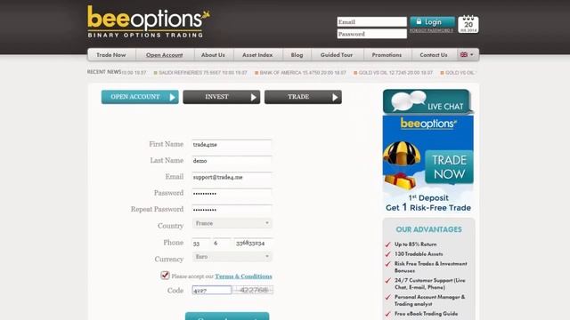 How to link your binary options account to Trade4.me? смотреть онлайн