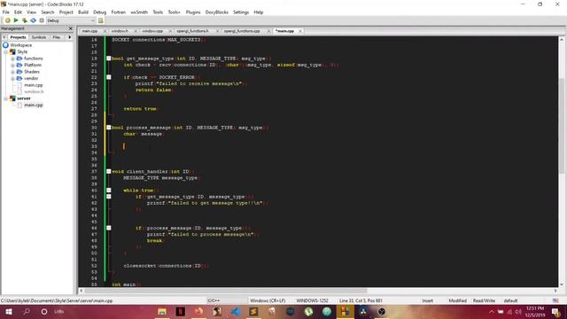 C++ OpenGL Skype Clone Tutorial 9 Networking part 1 creating the server смотреть онлайн