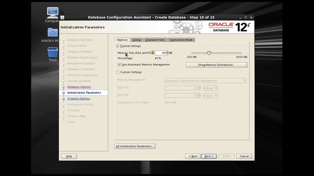 Create Oracle Database using DBCA Part II смотреть онлайн