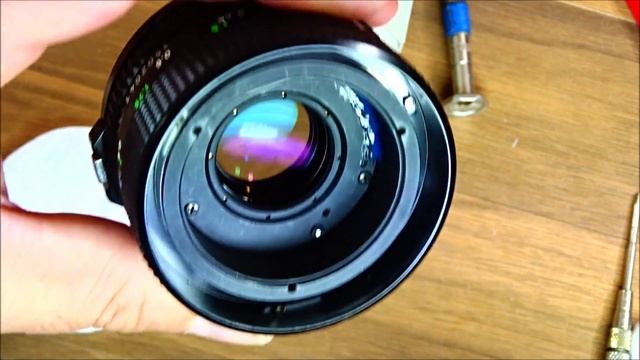 Canon Lens FD 1.4/50 mm Repair: Disassembling, Cleaning of Diaphragm Blades and Assembling смотреть онлайн