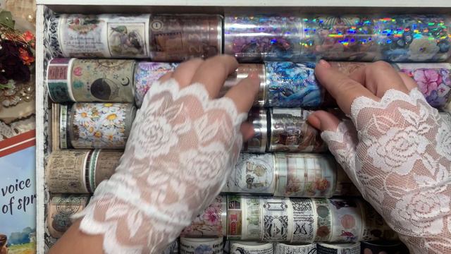 ASMR🌿Тихое шуршание бумаги. Оформляю разворот в блокноте😴 смотреть онлайн