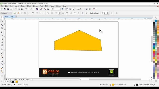 #08 Coreldraw X7 Tutorials in Hindi | how to use shape tool in coreldraw x7 смотреть онлайн
