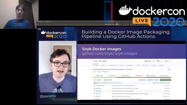 DockerCon 2020: Pipeline Using GitHub Actions | Reaction смотреть онлайн