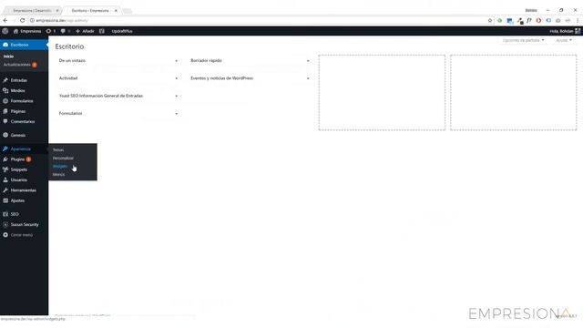 WordPress: Cómo añadir un widget area смотреть онлайн