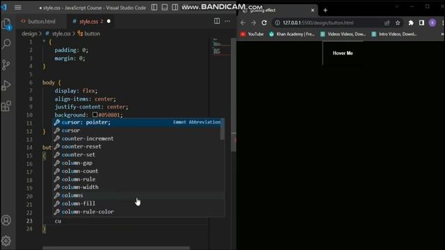 glowing button effect using HTML and CSS only смотреть онлайн