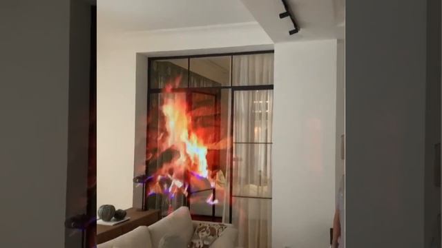 Зеркало телевизор над камином смотреть онлайн