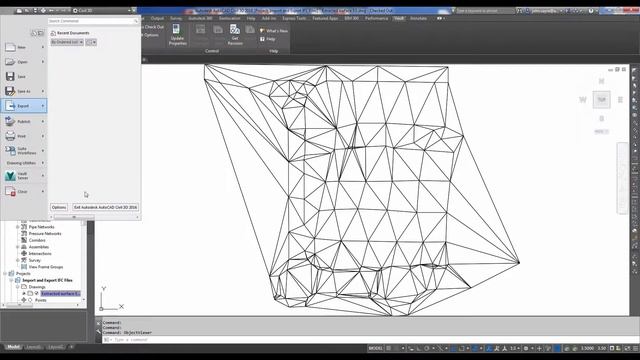 AutoCAD Civil 3D 2016 Import Export IFC Files смотреть онлайн