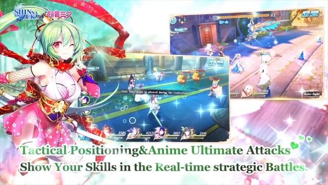 『ShinNaZuki X Hatsune Miku』2018 TOP Fantasy Adventure Mobile Game! смотреть онлайн