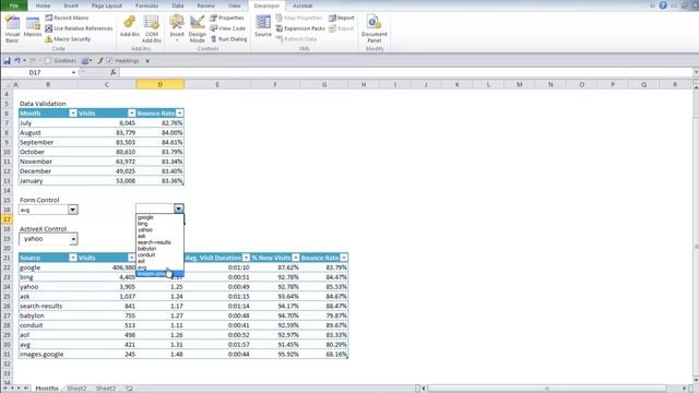 How To Do Three Different Drop Down Lists in Excel 2010 смотреть онлайн