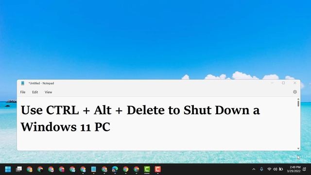 How to Use Ctrl+Alt+Del (Control+Alt+Delete) смотреть онлайн