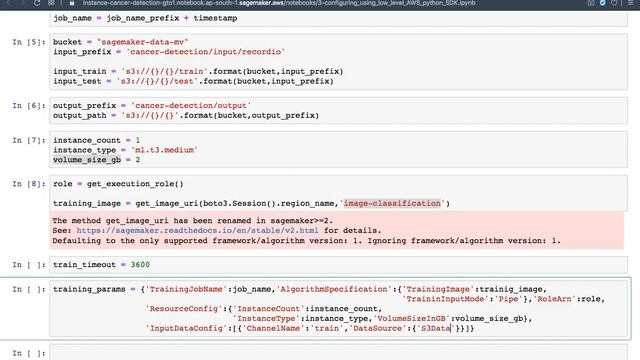Amazon Sagemaker 15 : Configuring mxnet using low level AWS Python SDK (3) смотреть онлайн
