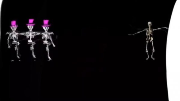 скелет дудка мем