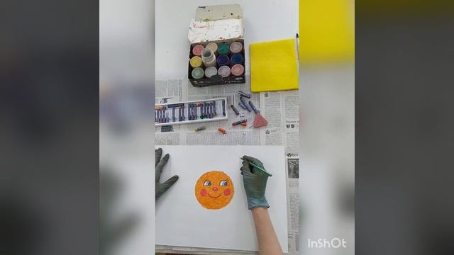 Урок композиции для изостудии Акварелька, для детей 6-7 лет. смотреть онлайн
