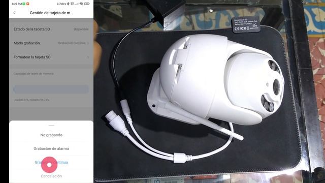 Hisee cámara wifi ip grabación continua 24 hrs o grabación por sensor de movimiento ¿cómo cambiar? смотреть онлайн