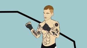 ХАБИБ НУРМАГОМЕДОВ vs ДАСТИН ПОРЬЕ (Полный бой,  Анимация)