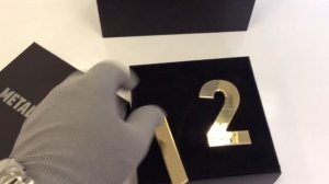 Номерки на дверь квартиры - METALLBOX © - 7 - цифры из металла