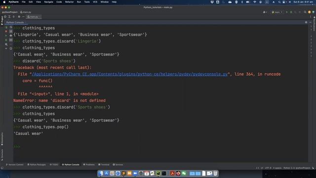 Python sets: a powerful tool to separate, select, differentiate and integrate data смотреть онлайн