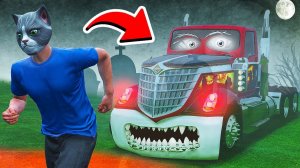 НАШЁЛ ПРИЗРАК ГРУЗОВИКА ДАЛЬНОБОЙЩИКА И ПРОСЛЕДИМ ЗА НИМ!  ГТА 5 МОДЫ МУРКА