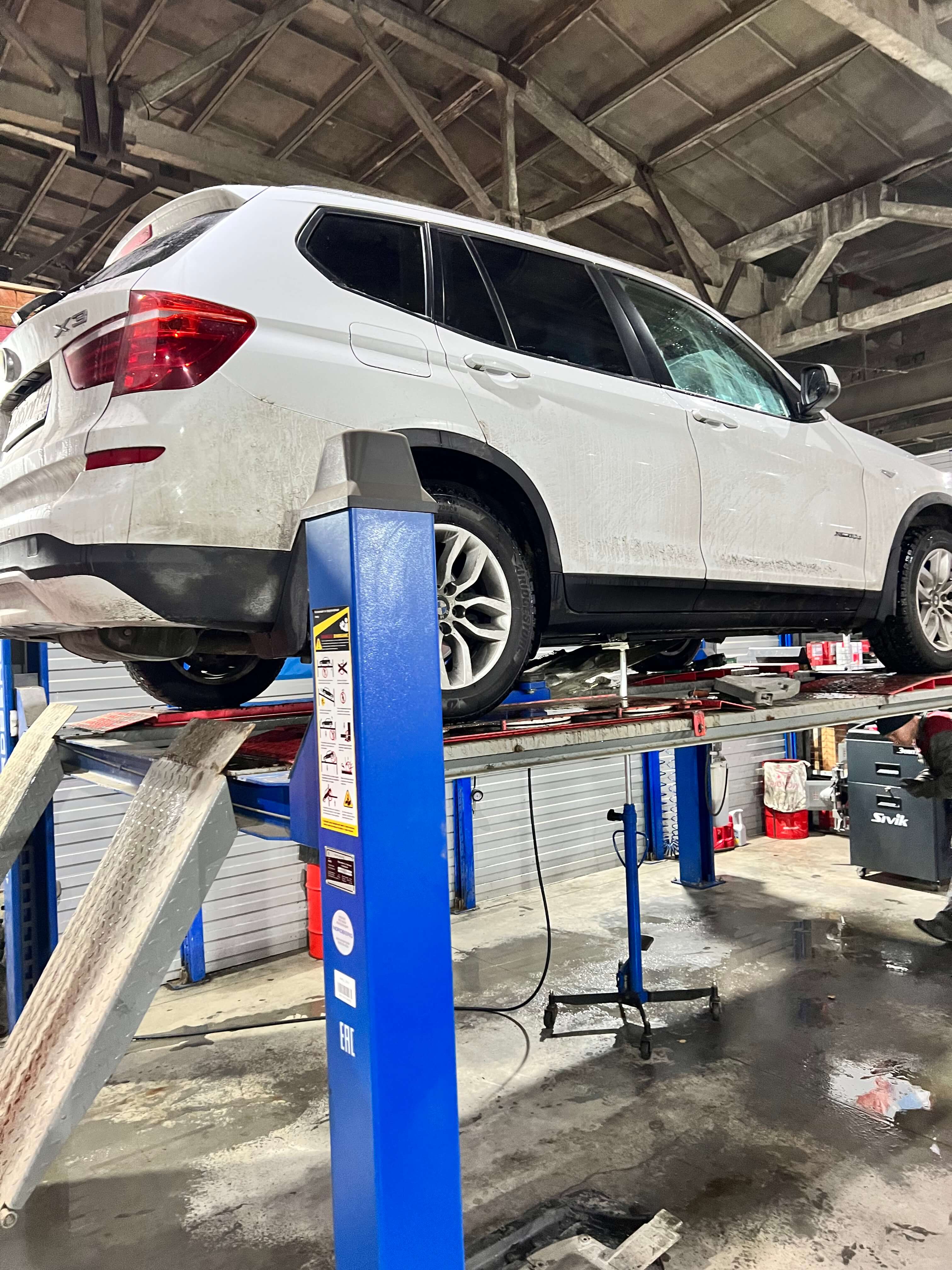 Замена масла в АКПП BMW X3 F25 ZF 8hp45 смотреть онлайн